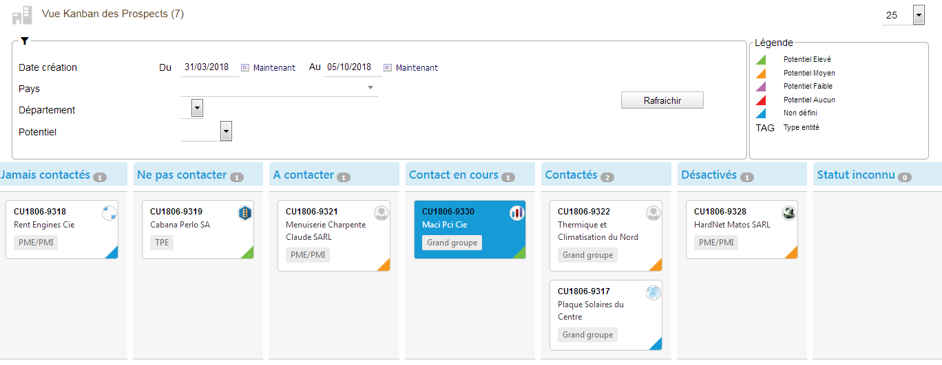 KanProspects - Prospects Kanban view