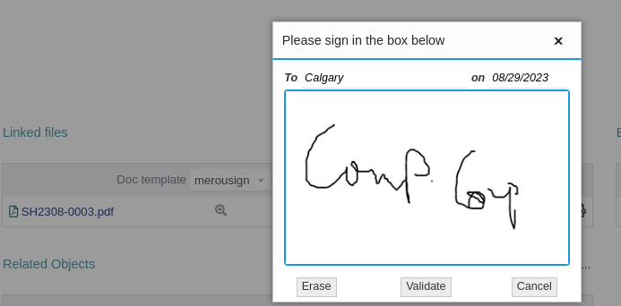 MerouSign - Signing