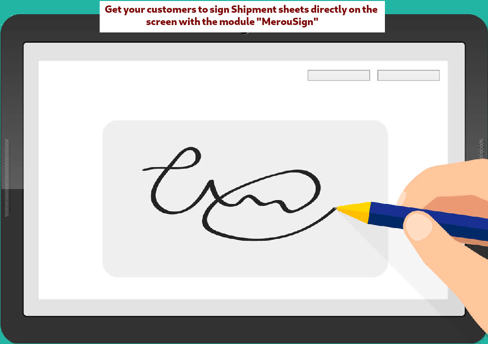 MerouSign (Electronic Signature for Dolibarr Shipment sheets, merou template A5)