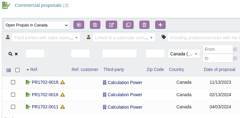 SaveMySearch : Creation and management of custom filters for Dolibarr lists