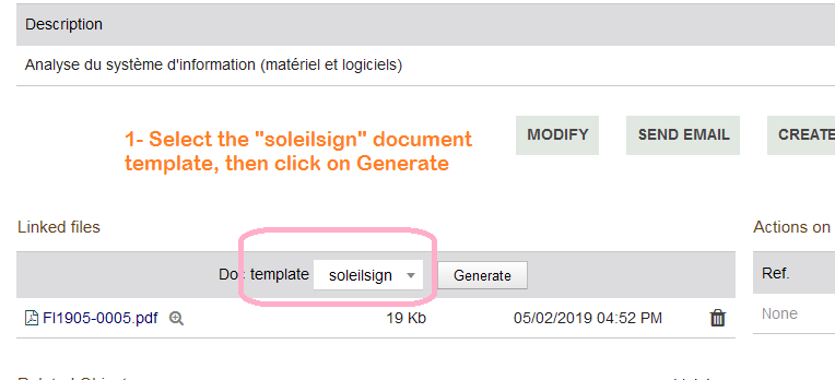 SoleilSign - Document generation