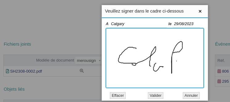 MerouSign - Signature